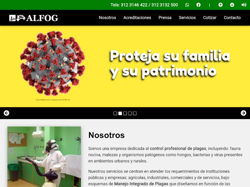 ALFOG Control de plagas